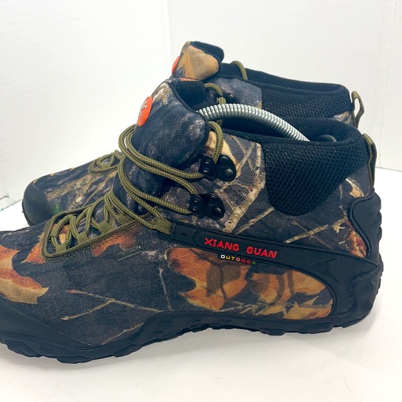XIANG GUAN Men’s Outdoor High-Top Camo Water Resistant Trek/Hiking Boot size:12 - Picture 5 of 8